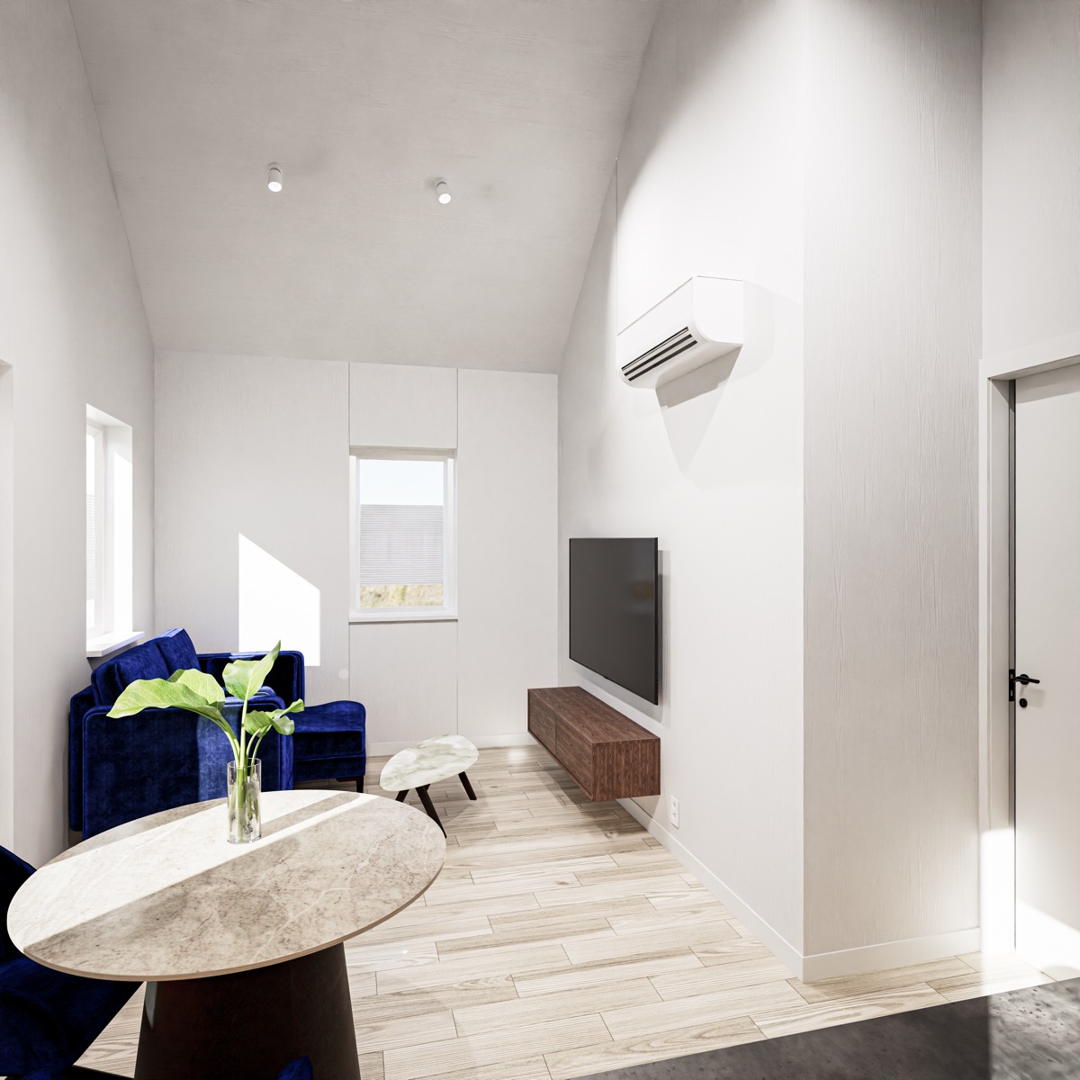 Structor 50 interieur, woonkamer